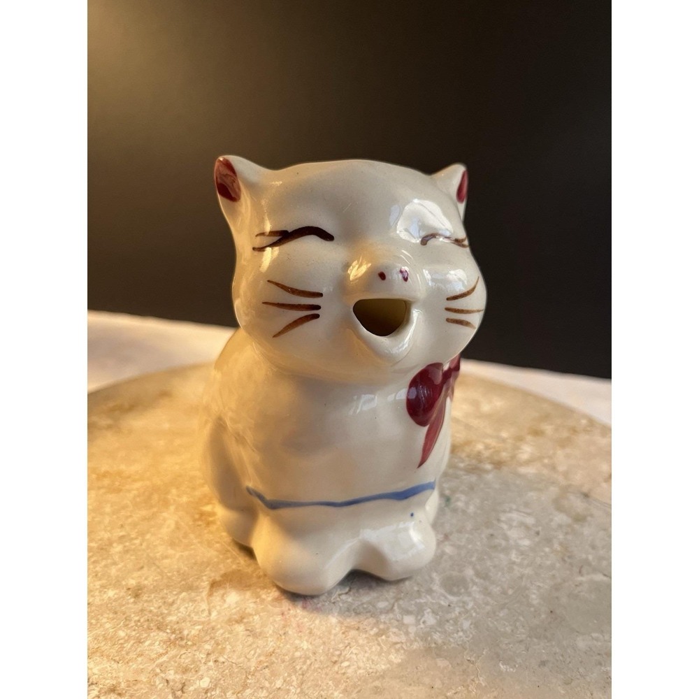 1950's Shawnee Vintage Pottery Puss'n Boots Cat Creamer Excellent Condition